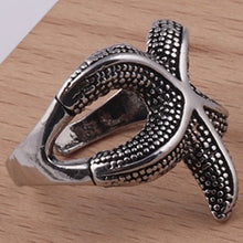 Load image into Gallery viewer, Cool Rings Gothic Deep Sea Squid Octopus Ring Vintage Wolf/Deer/Leaf/Superman/Dargon/Snake Rings Halloween Anillo Hombre Bijoux