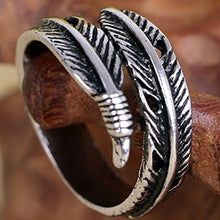 Load image into Gallery viewer, Cool Rings Gothic Deep Sea Squid Octopus Ring Vintage Wolf/Deer/Leaf/Superman/Dargon/Snake Rings Halloween Anillo Hombre Bijoux