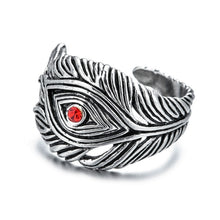 Load image into Gallery viewer, Retro Punk Snake Ring for Men Women Exaggerated Antique Siver Color Opening Adjustable Rings Anillo Hombre Bijoux