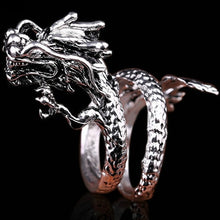 Load image into Gallery viewer, Retro Punk Exaggerated Spirit Snake Ring Fashion Personality Stereoscopic Opening Adjustable Joint Finger Rings