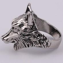 Load image into Gallery viewer, Cool Rings Gothic Deep Sea Squid Octopus Ring Vintage Wolf/Deer/Leaf/Superman/Dargon/Snake Rings Halloween Anillo Hombre Bijoux
