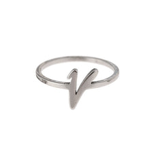Load image into Gallery viewer, Kpop Bangtan Boys Name Logo Ring Silver color JHOPE V JIMIN JUNG KOOK RM JIN SUGA  Jewelry
