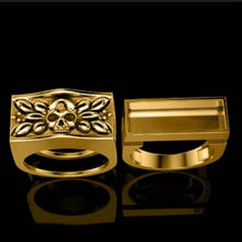 Load image into Gallery viewer, Huitan Viking Nordic Mythology Giant Wolf Men Ring Defense Totem Wolf Fashion Hip Hop Rock Unisex Finger Ring Punk Gift
