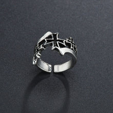 Load image into Gallery viewer, Retro Punk Exaggerated Spirit Snake Ring Fashion Personality Stereoscopic Opening Adjustable Joint Finger Rings
