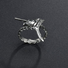 Load image into Gallery viewer, Retro Punk Exaggerated Spirit Snake Ring Fashion Personality Stereoscopic Opening Adjustable Joint Finger Rings

