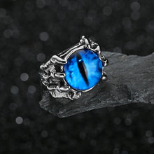 Load image into Gallery viewer, Retro Punk Exaggerated Spirit Snake Ring Fashion Personality Stereoscopic Opening Adjustable Joint Finger Rings
