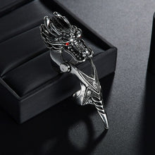 Load image into Gallery viewer, Retro Punk Exaggerated Spirit Snake Ring Fashion Personality Stereoscopic Opening Adjustable Joint Finger Rings
